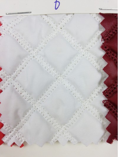 DG BITI 菱形波浪 A100-35夾棉 絲絨外套用 細節-1